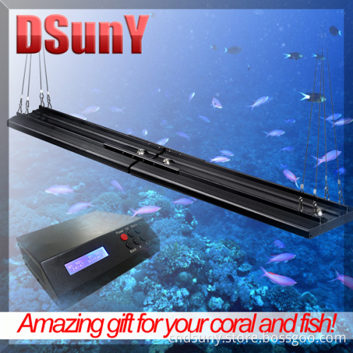 Programmable LED Aquarium Light for Reef Coral, No Fan Noise, Sunrise/Sunset/Lunar (UT1/2/4-RC-P)